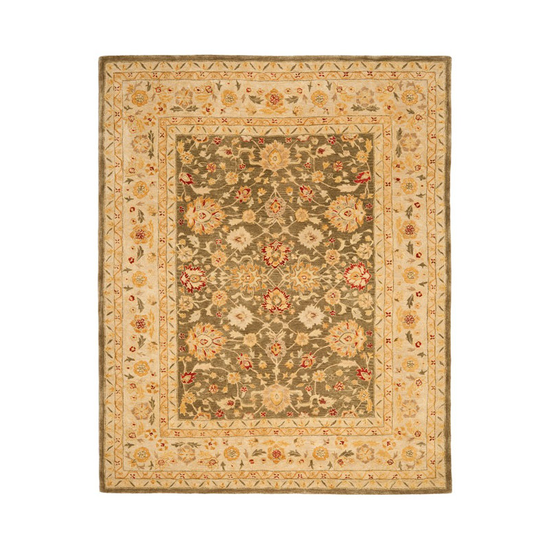 Hand Tufted Wool Rug, Round 4'