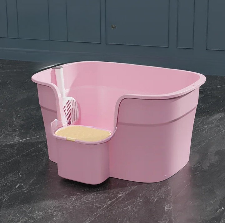 Gower Plastic with Scoop, Pink