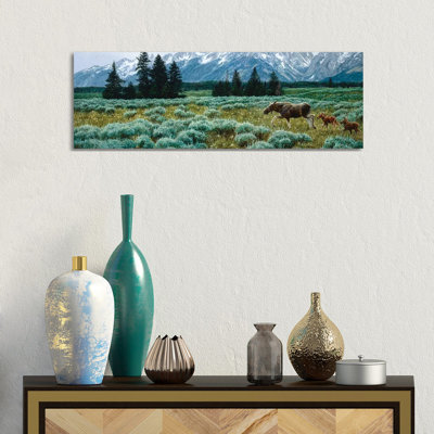 Moose III 1 Piece Wrapped Canvas Painting