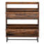 Armoire à chaussures avec 2 tiroirs rabattables, armoire de rangement pour chaussures de ferme avec pieds en métal