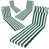 Green White Striped