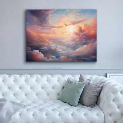 Toile épique Graffiti «Sunrise» par r3darch0n, 54 po x 40 po