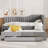 3-Drawers Upholstered Daybed with Trundle-557454637-557454636