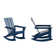 Leta Plastic Rocking Adirondack Chair