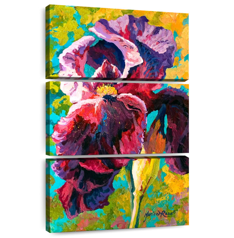 Harnek Iris Study I, 74" H x 48" W