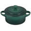 Le Creuset Stoneware Set of 4 Mini Round Cocottes with Lids