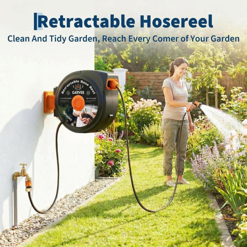 Plastic Hose Reel, 39.62m