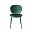Inès Upholstered Chair with Metal Frame-2139131955-2105030369