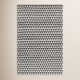 Addy Handmade Black, White Rug