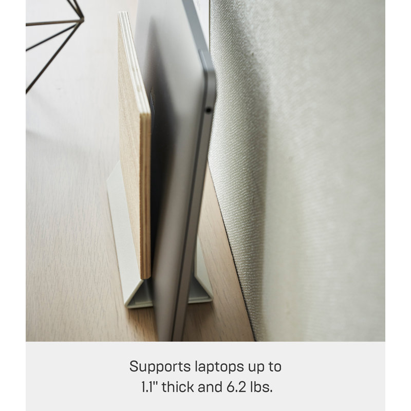 Ash and Steel Slim Desktop Laptop Stand