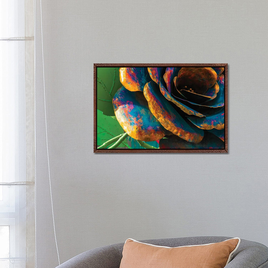 Die Rose von Raymond Kunst - Galerie-verpackte Leinwand Giclée auf Leinwand