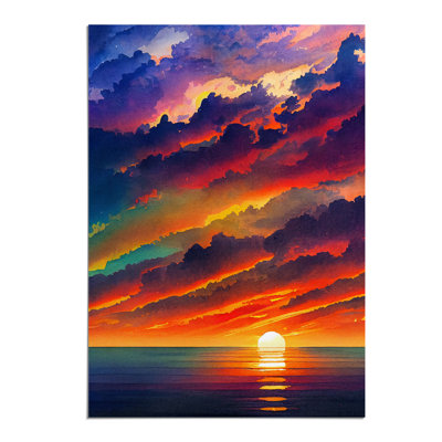 Resplendent Ocean Sunset - Wall Art