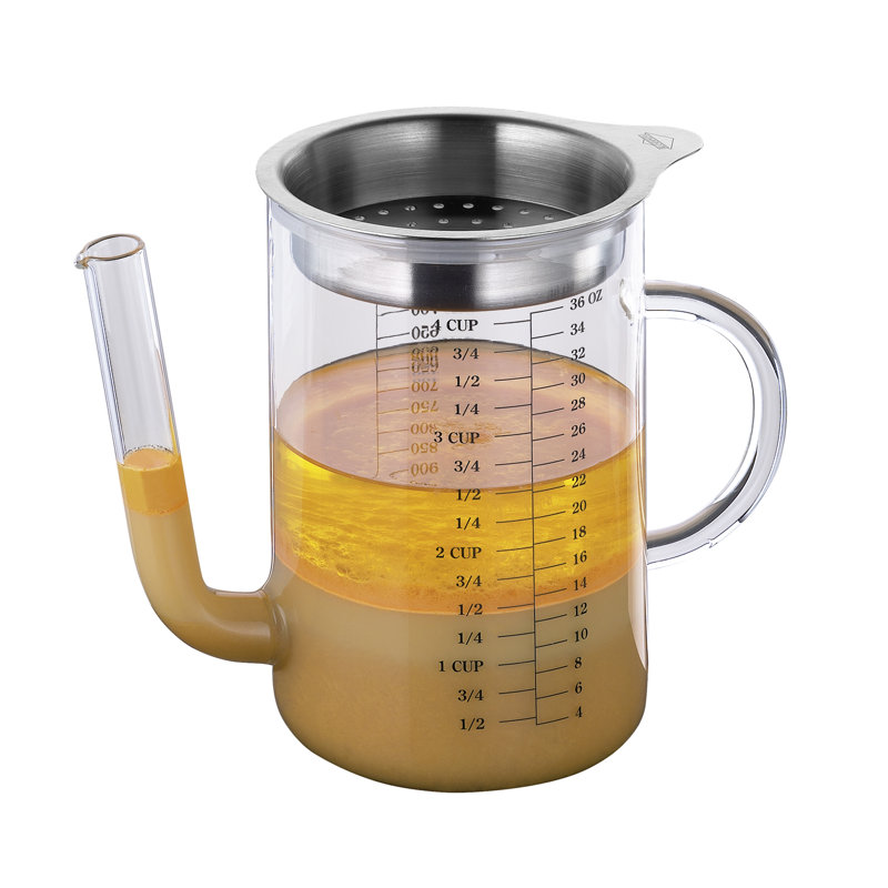 Séparateur en acier inoxydable avec verre borosilicaté