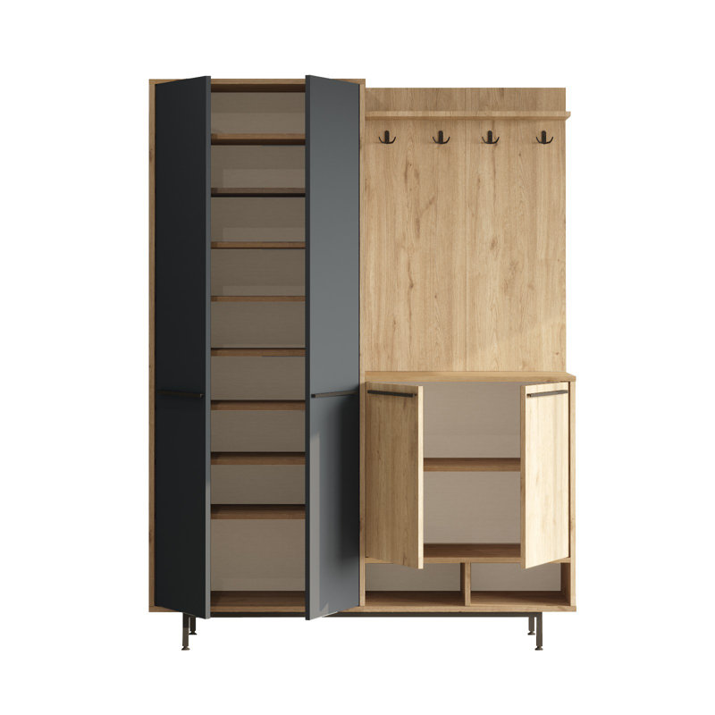 Support de couloir, Gris/beige