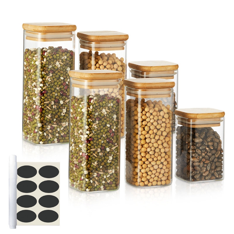 Glass Jar - Set of 6