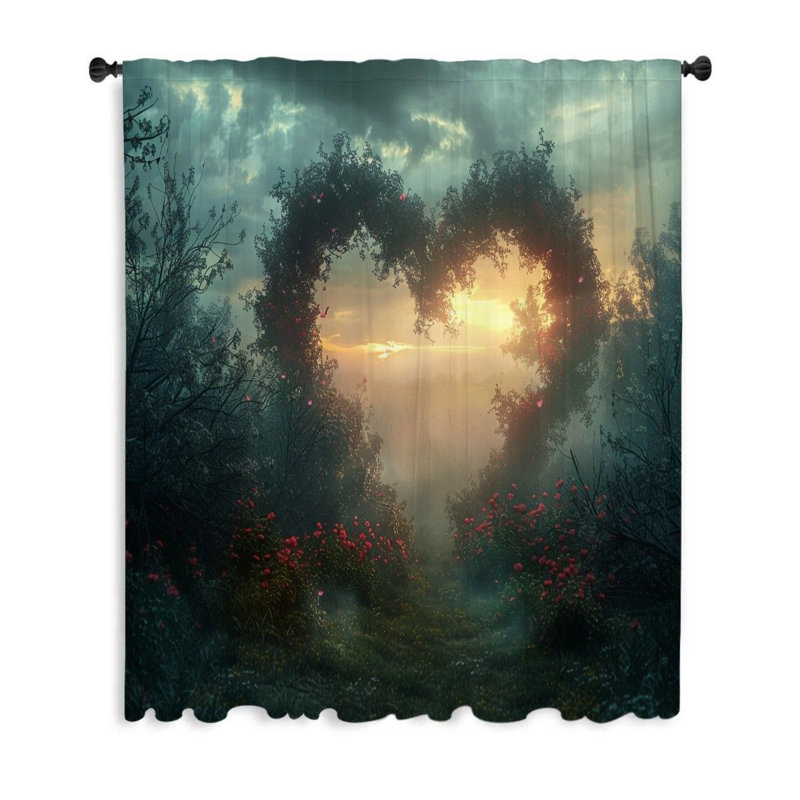 Eklavya Blackout Curtain Single Panel, 50" W x 84" L