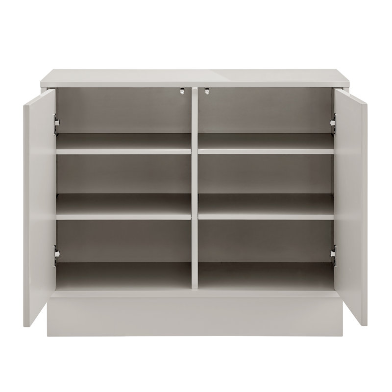 Armoire 35 "Carson, Gris chaleureux