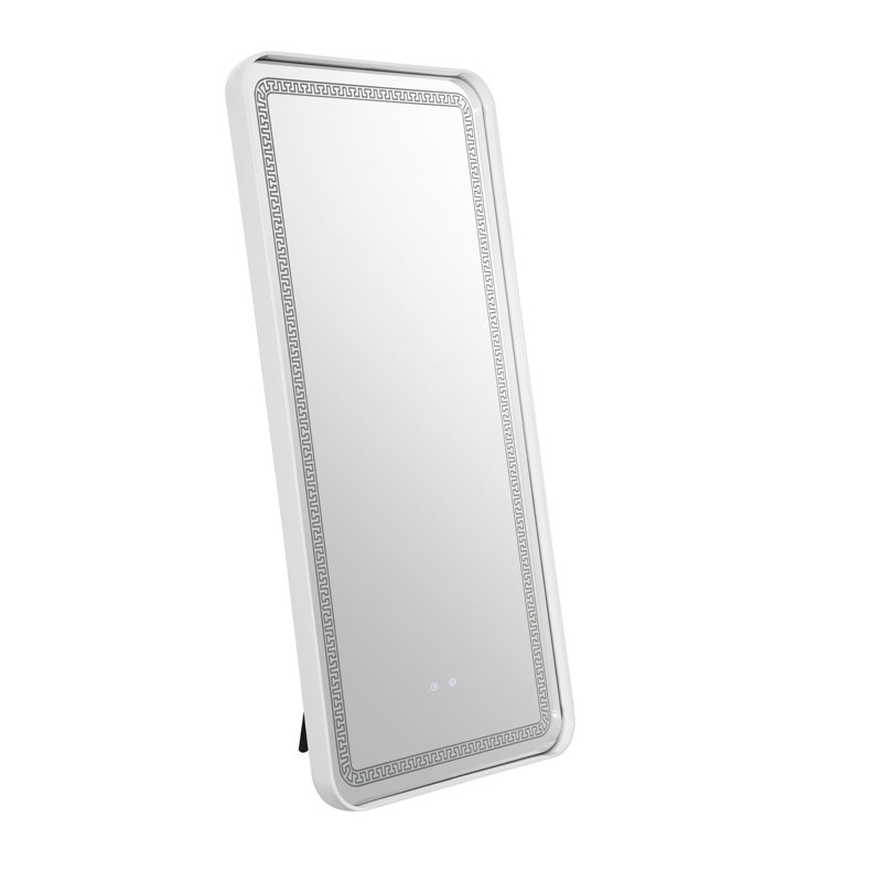 Lamar Freestanding Led Full Length Mirror, White