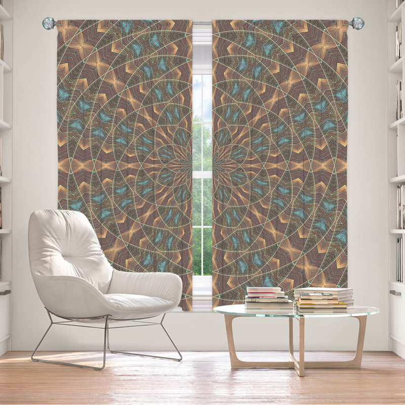 Paire de rideaux obscurcissant en polyester Gesche, L 40 po x L 82 po