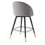 Cooper Swivel Upholstered Stool with Metal Frame-13668573-13668574