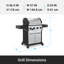 Broil King Crown S 440 4-Burner Natural Gas Grill in Stainless Steel with Side Burner-72340874
