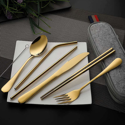 Wrought Studio™ Stainless Steel Flatware Set