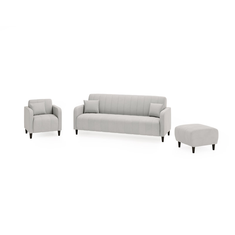 Taye 2 Seater Sofa, Grey