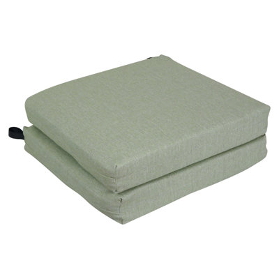 20-Inch By 19-Inch Woven Olefin Outdoor Chair Cushions (Set Of 2)