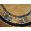 Antique Peking Chinese Allover Yellow 1900s Rug