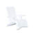 White In-Water Adirondack Patio and Pool Chair