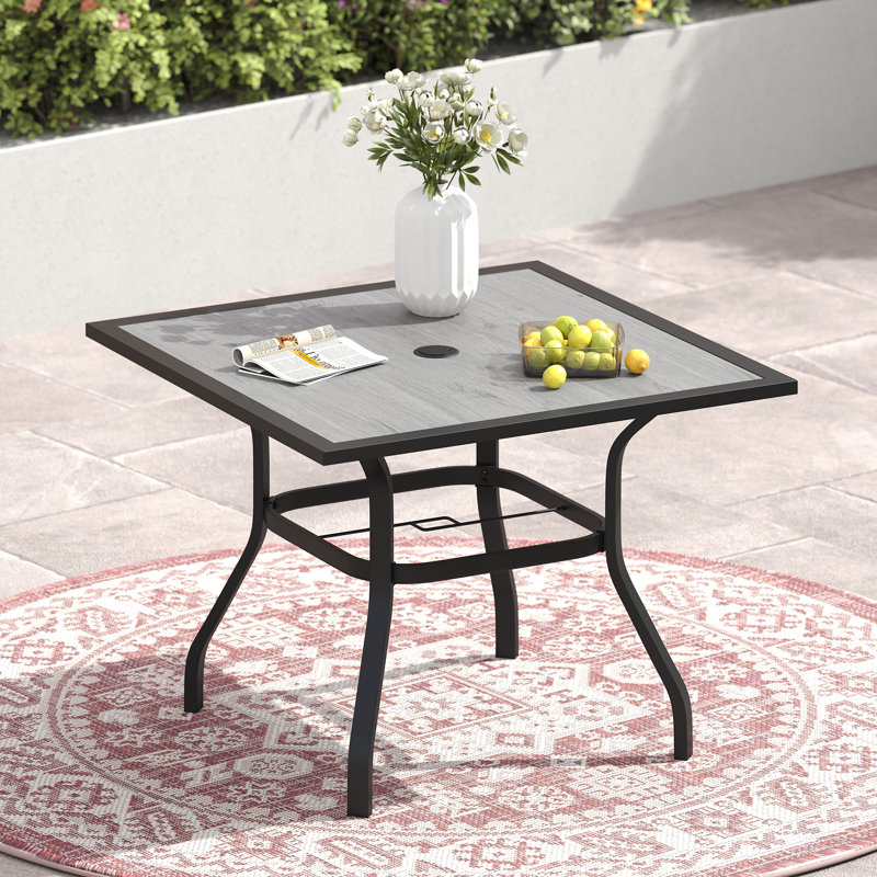Patio Table, Noir