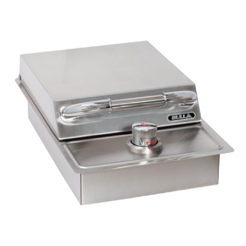 13.38'' Stainless Steel Single Side Burner with Lid