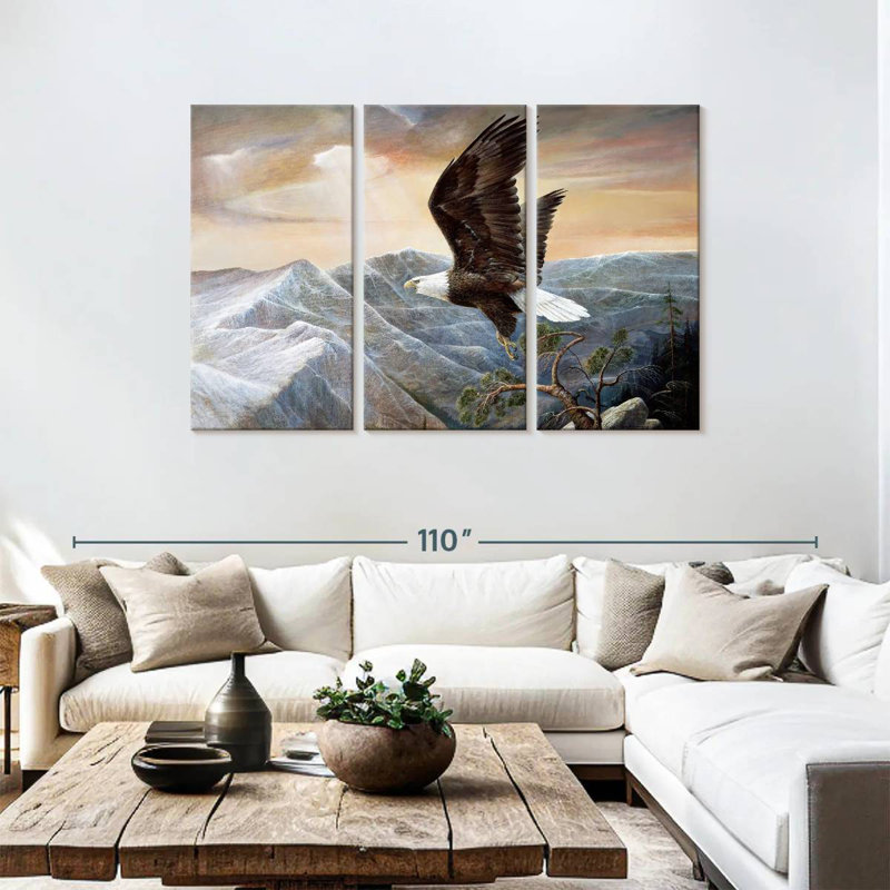 Brampt Eagle's Lair, 48" H x 74" W