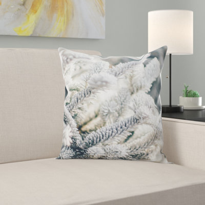 Coussin en jeté frosty