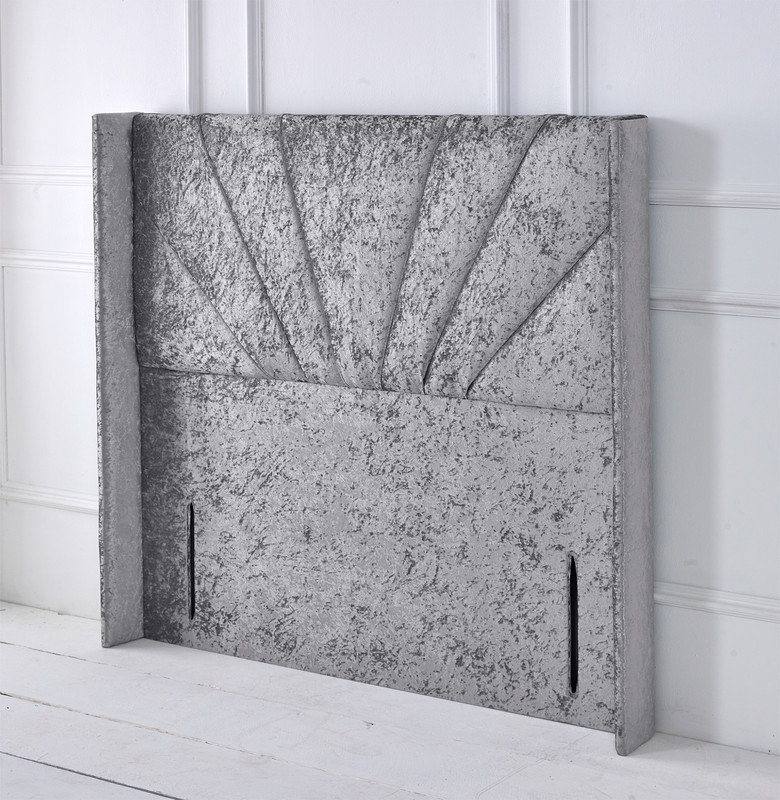Upholstered Headboard, Single (3'), Grey