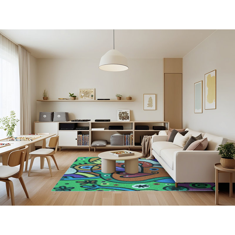Indoor Rug, Rectangle 7' x 9'