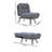 Versatile 1-Seat Sofa-Bed, Cream Linen Fabric, 28.0 x 27.6 x 15.7 inches | 100% Metal Frame, Easy Clean Fabric, Multi-Position Backrest (Bed, Relax, Sitting), 220 lbs Weight Capacity, Stylish & Functional for Any Room-1635961959