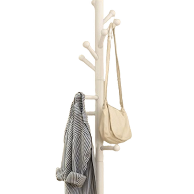 Classic Solid Beechwood Clothes Stand, White