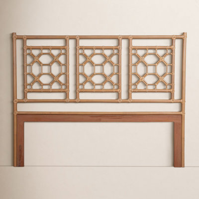 Arche Wicker/Rattan Open-Frame Headboard by Birch Lane