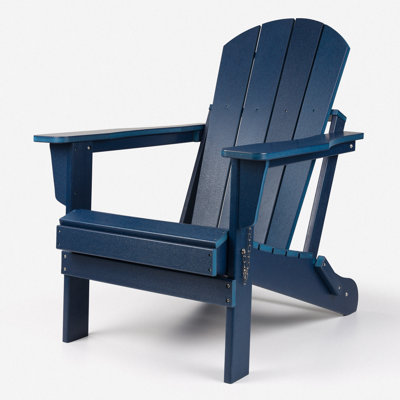 Deerfiled Foldable Outdoor Adirondack Chair