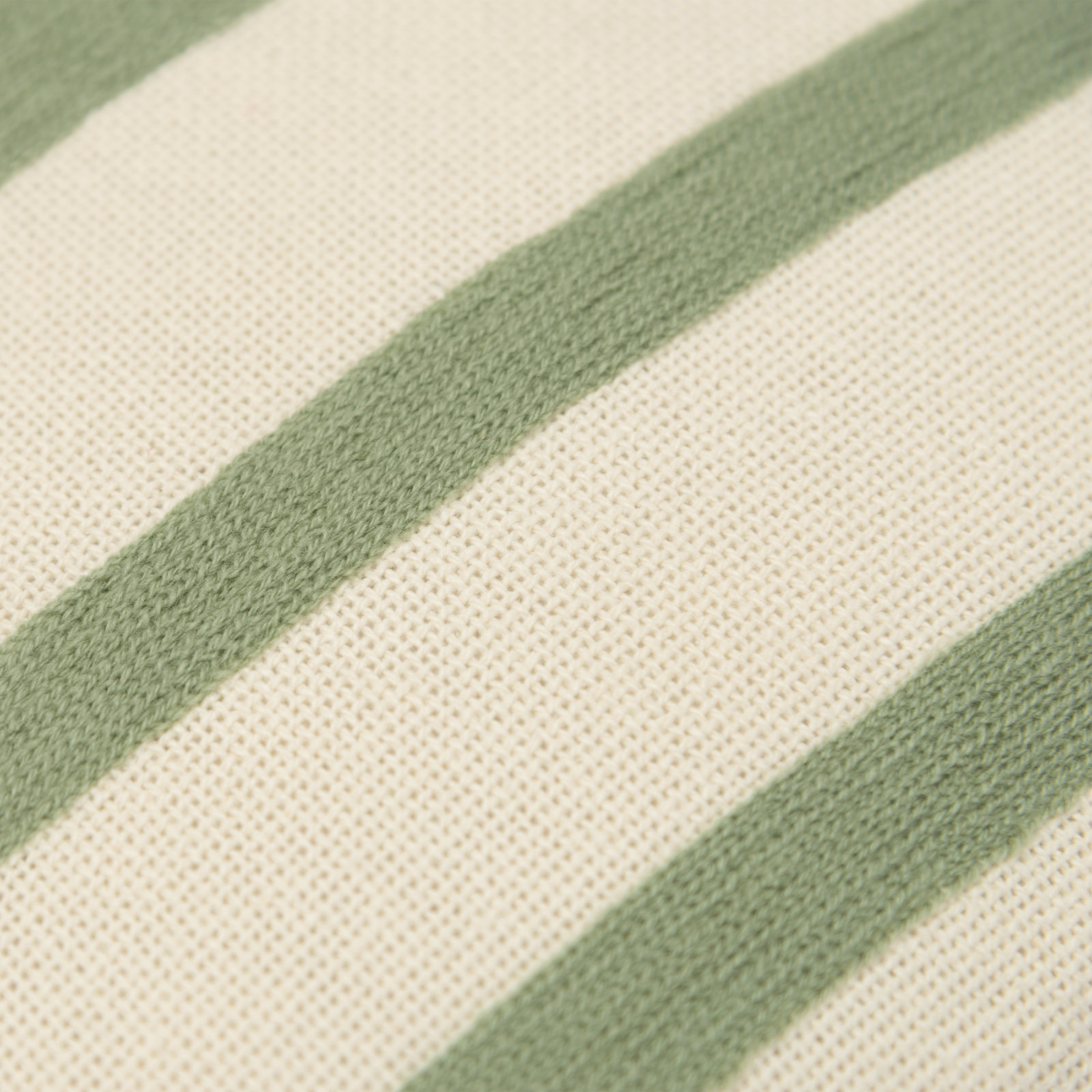 Karka 20" x 20" Embroidered Throw Pillow, Green/Natural