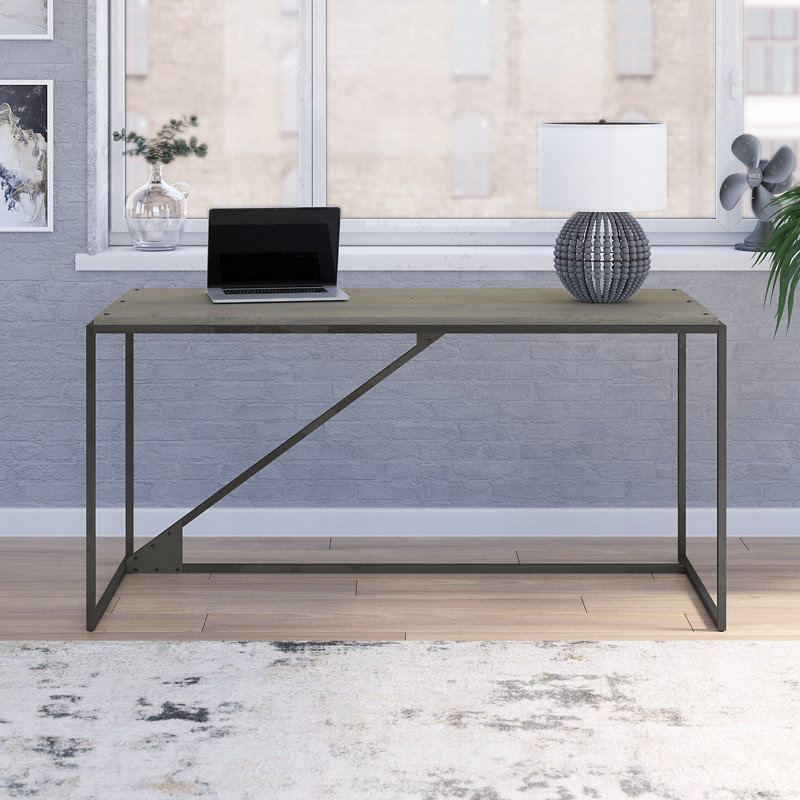 Bureau d'écriture Ovia, H 30 po x l 49,1 po x P 25,1 po, Blanc chalet