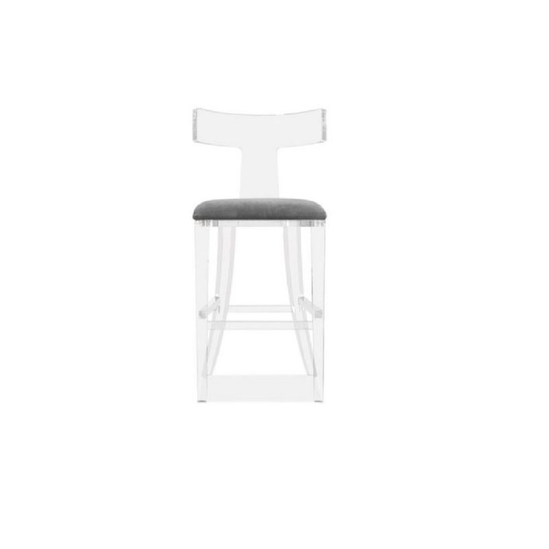 Tabouret de comptoir en acrylique Liora