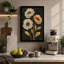 Three Blooms Botanical - Wrapped Canvas-665289653-665289652
