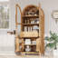 Grand garde-manger arqué 71 "avec tablettes de porte 71"-463341481
