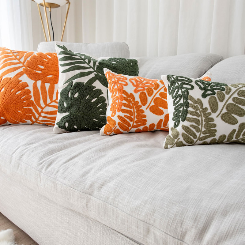 Housse et insert de coussin rectangulaire Havana, Vert