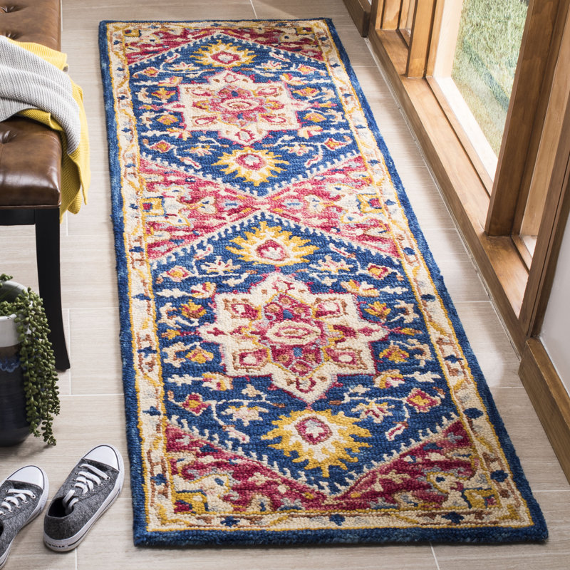 Posner Hand Tufted Wool Oriental Rug, Runner 2'3" x 7'