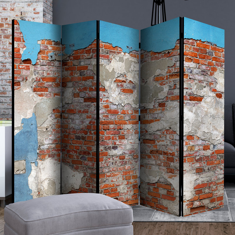 Kennebunkport 172cm H Folding Room Divider, 5