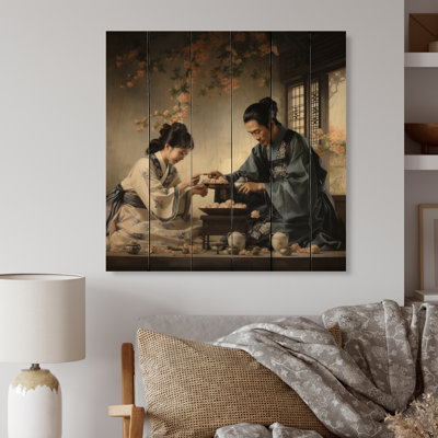 " Asian Art Harmony In Tea X "