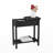 Shumate Narrow End Table - Slim Console with Storage Compartment and Lower Shelf for Living Room, Hallway, Entryway and Small Spaces